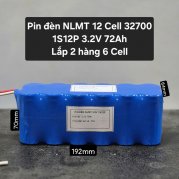 Pin sắt LiFePO4 32700 3.2V 72000mah 72Ah kèm mạch bảo vệ 1S cho đèn năng lượng mặt trời